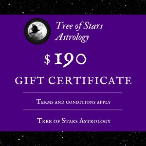 Full Natal Chart Reading Gift Certificate $190
